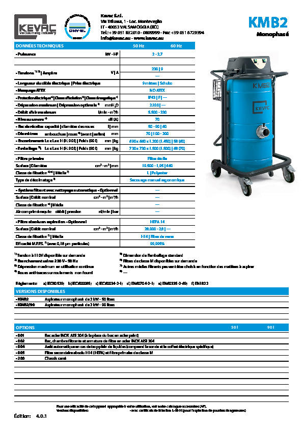 Image du document pdf : KMB2.200_Fiche_Technique_4.0.1  