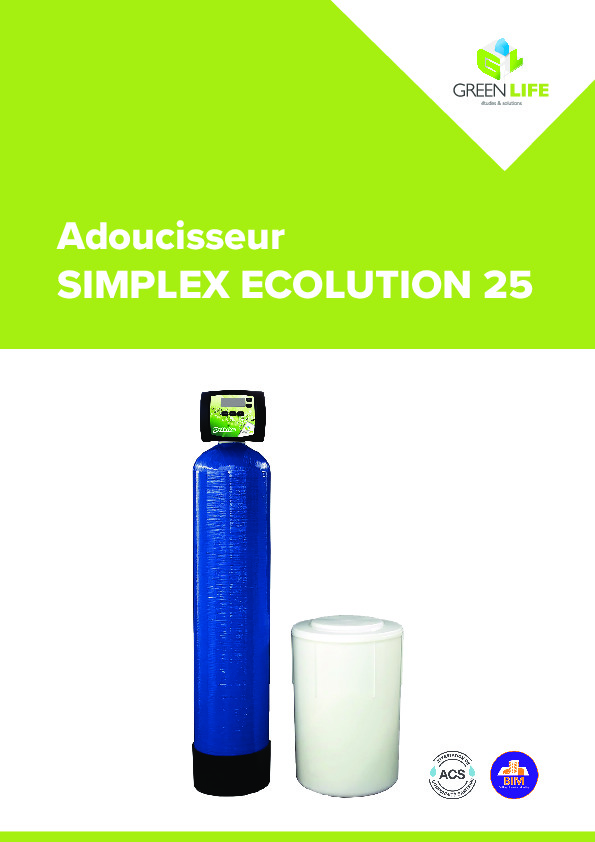 Image du document pdf : GreenLIFE_2022_Gamme Simplex ECOLUTION 25_Tarif Collecti _ Industrie  