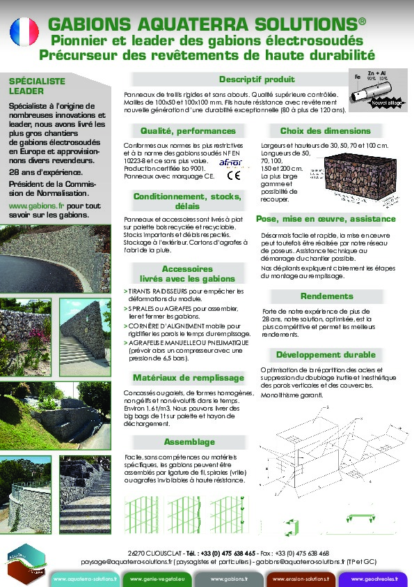 Image du document pdf : FS GENERIQUE GABION  