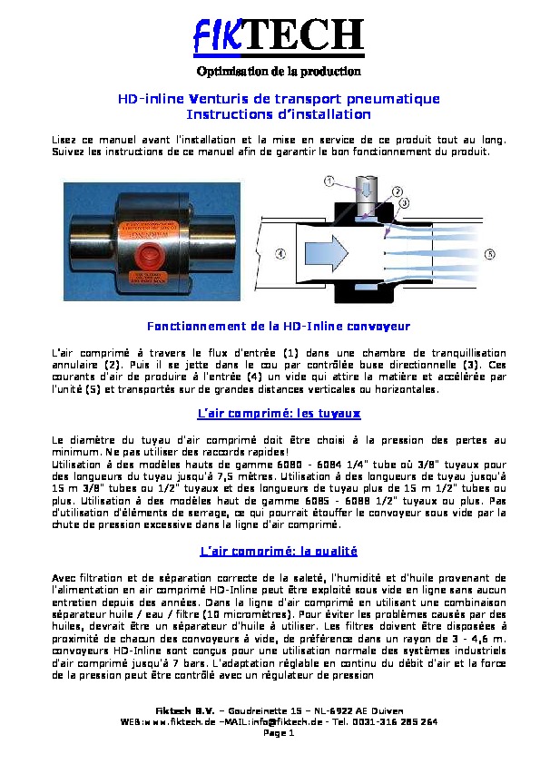 Image du document pdf : HD-Inline_Instructions_installation_fr0611  