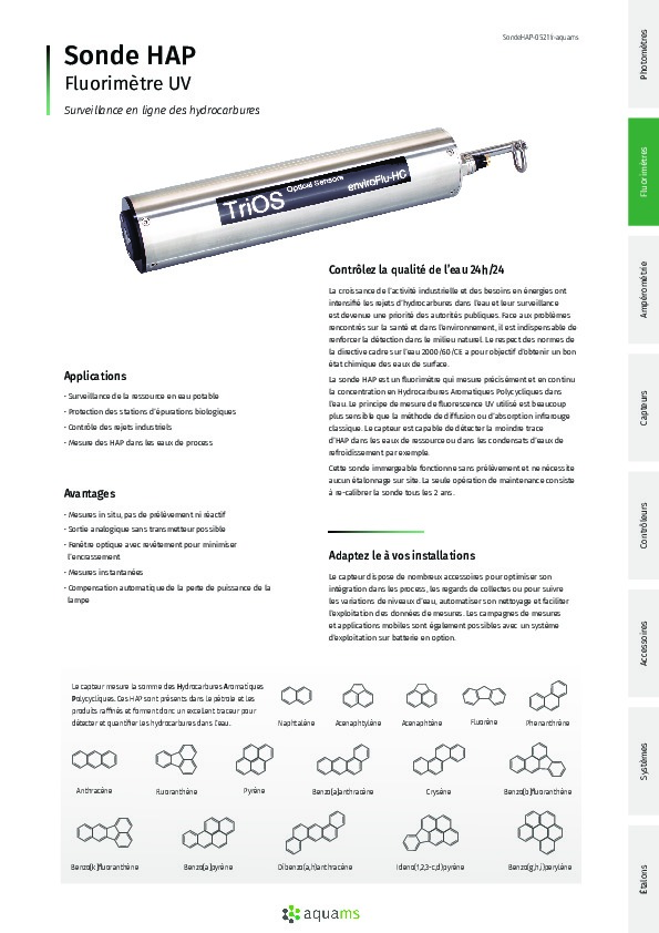 Image du document pdf : Sonde HAP  