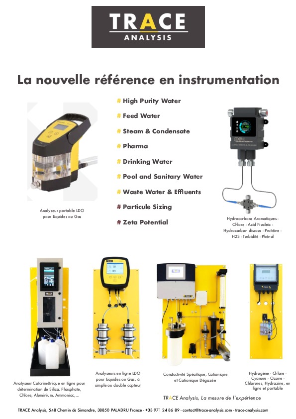 Image du document pdf : Flyer TRACE product range 10:2019  - FR.pdf  