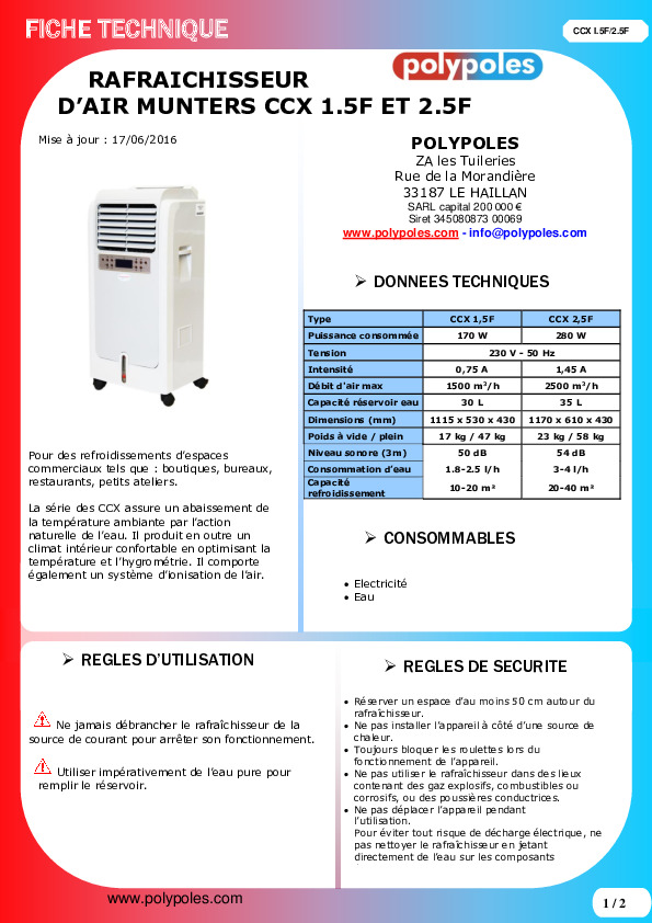 Image du document pdf : Fiche CCX 1.5F-2.5F.17   