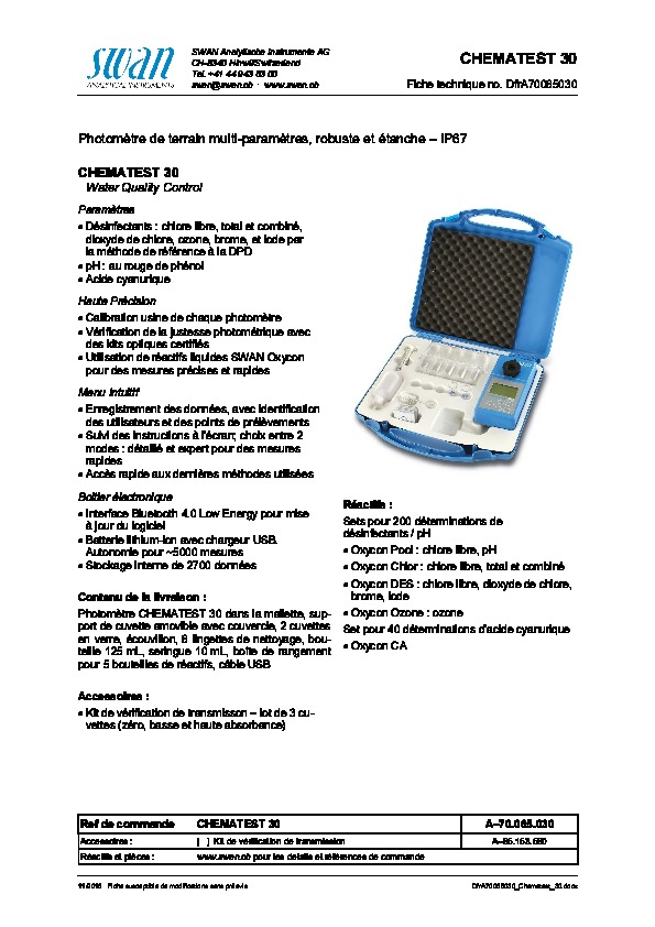 Image du document pdf : Fiche technique_Chematest_30  