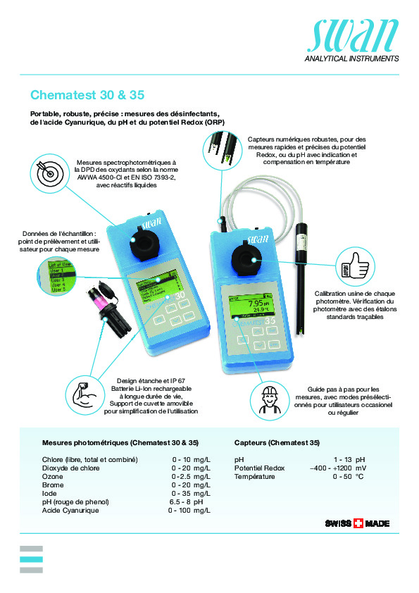 Image du document pdf : Brochure Chematest 30 35  