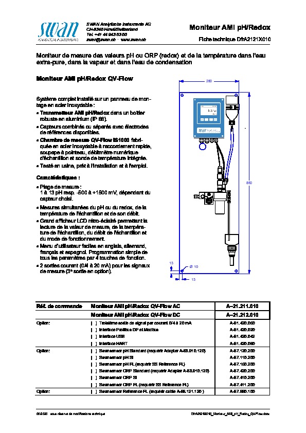 Image du document pdf : Fiche technique_Moniteur_AMI_pH_Redox_QV-Flow  