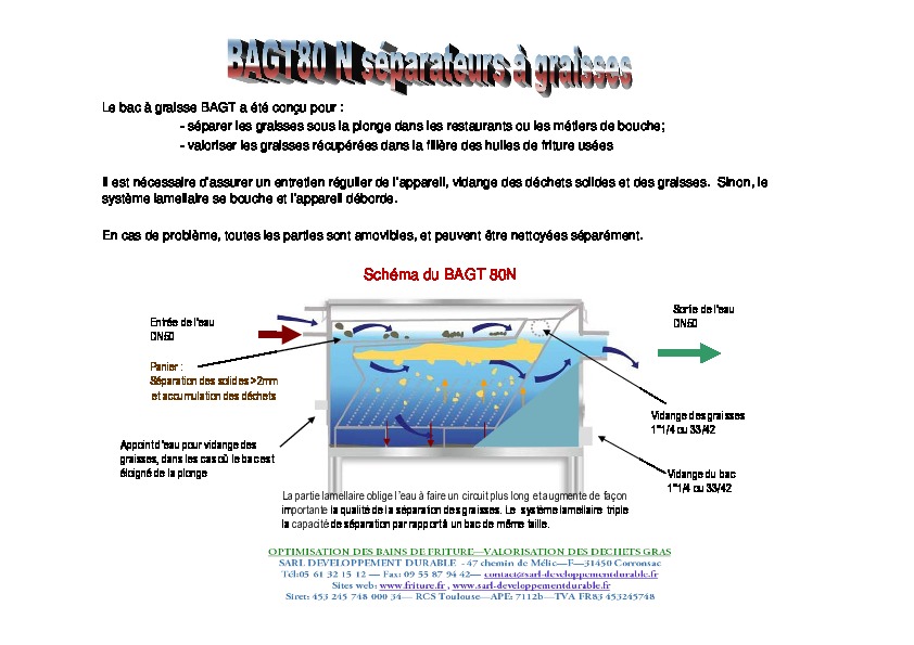 Image du document pdf : entretien du bac &agrave; graisses BAGT 80N  