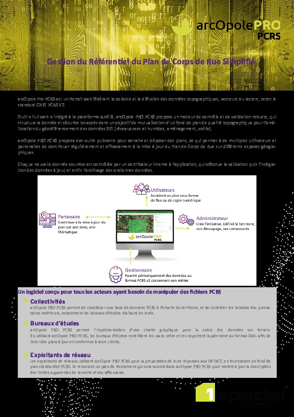 Image du document pdf : arcOpole PRO PCRS  