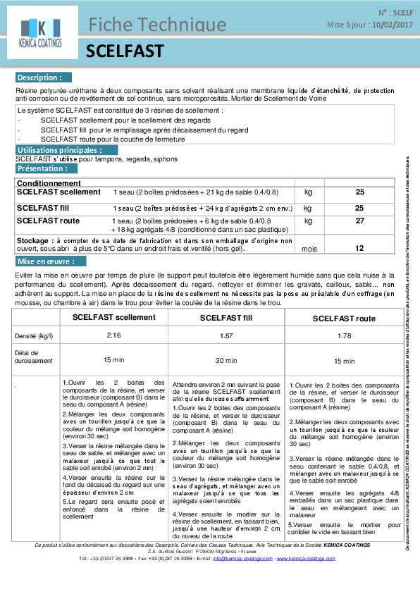 Image du document pdf : Fiche Technique SCELFAST  