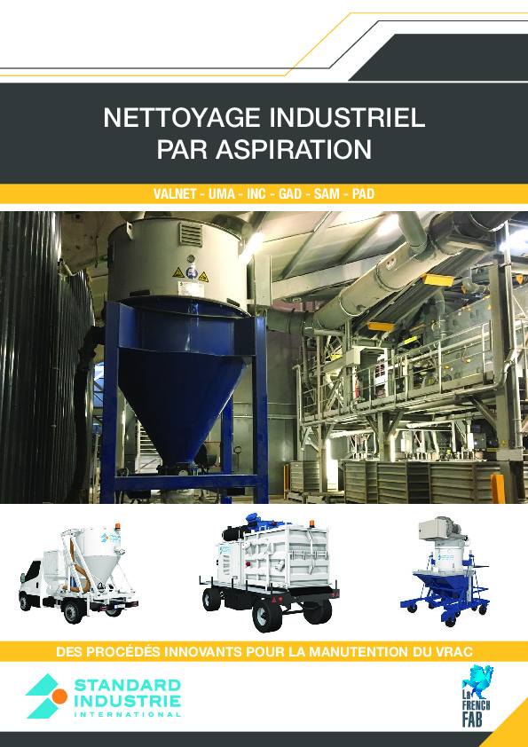 Image du document pdf : BROCHURE VACUUM_F Nettoyage industriel - Standard Industrie  