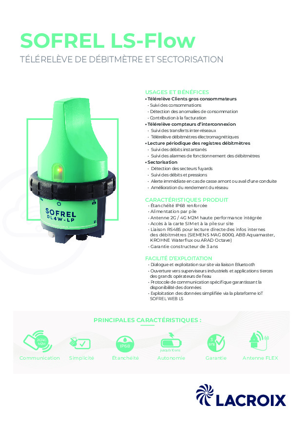 Image du document pdf : DC48-Datasheet-LS-Flow-FR-10-2019.pdf  