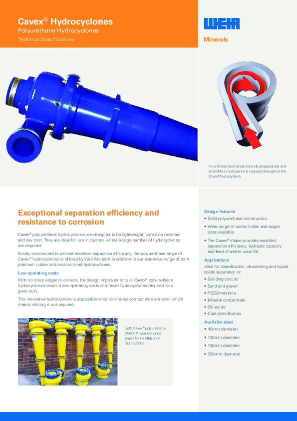 Image du document pdf : ENG - Cavex Polyurethane Spec Sheet.pdf  