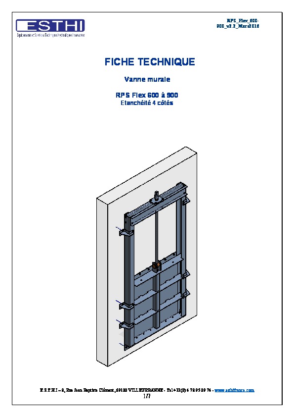 Image du document pdf : Fiche Technique RPS 600-900  