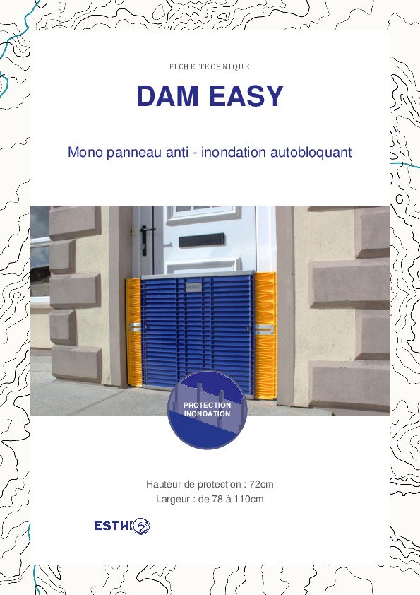 Image du document pdf : FICHE TECHNIQUE DAM EASY  