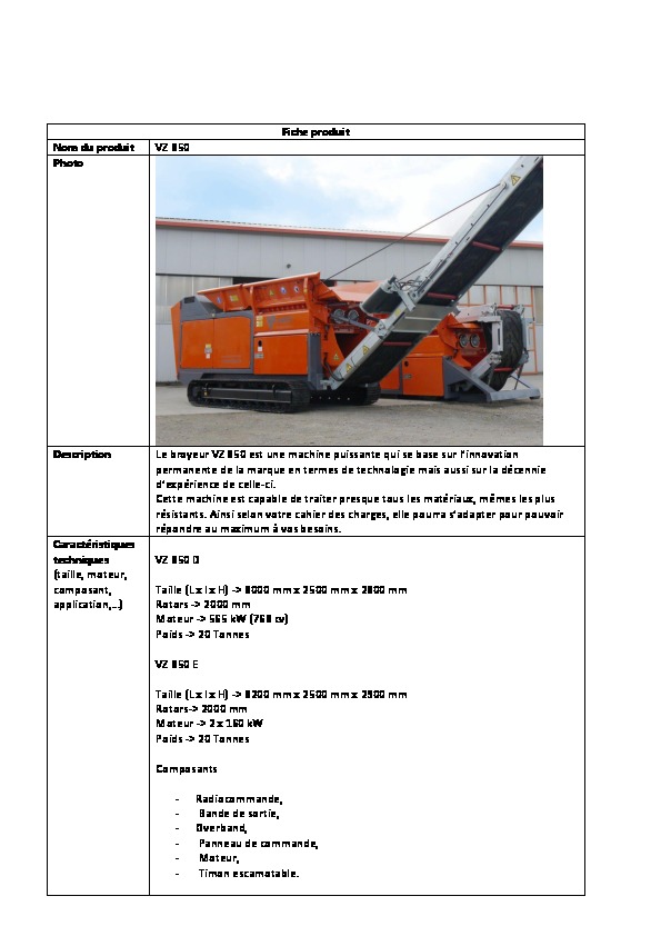 Image du document pdf : Présentation VZ 850 - TPRE  