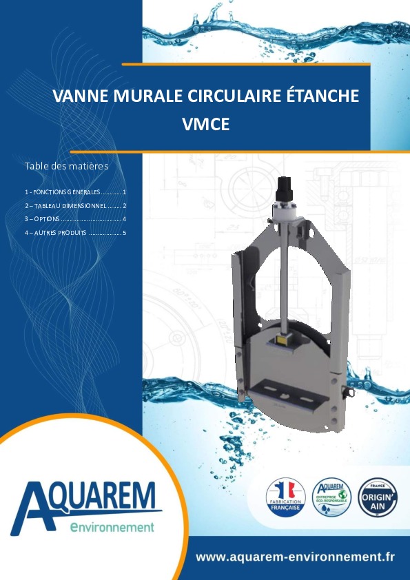 Image du document pdf : fiche produit VMCE AQUAREM-ENVIRONNEMENT  