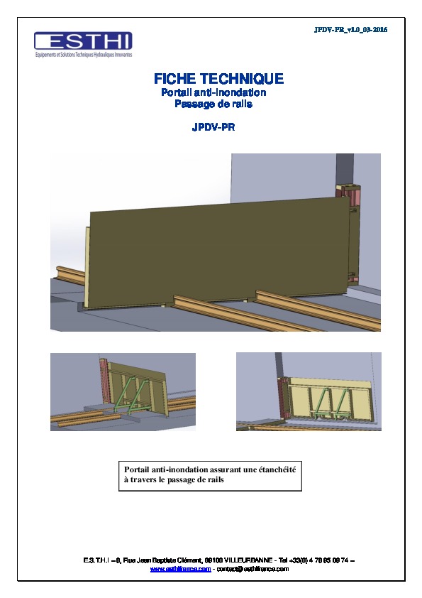 Image du document pdf : Fiche Technique Portail DoubleVantails JPDV-PR  