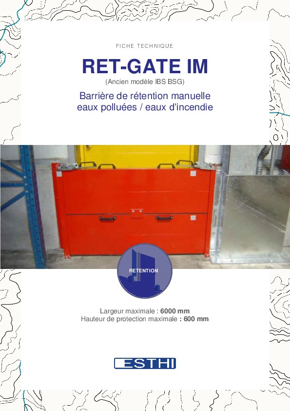 Image du document pdf : Fiche Technique RET-GATE IM   