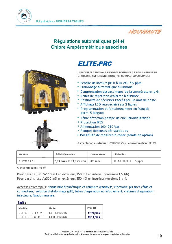 Image du document pdf : Documentation ELITE PR  