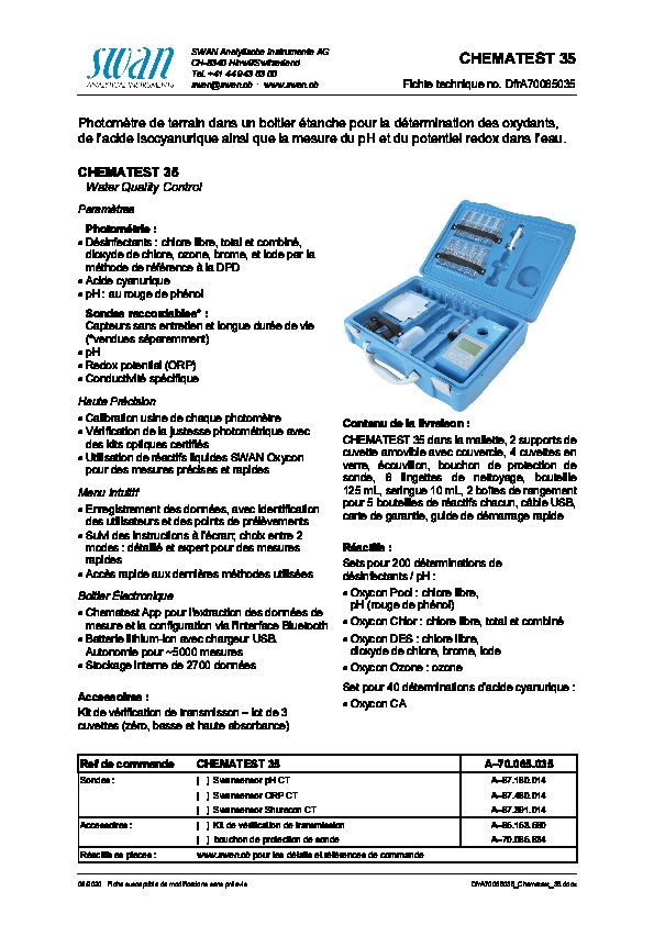 Image du document pdf : Fiche technique_Chematest_35  