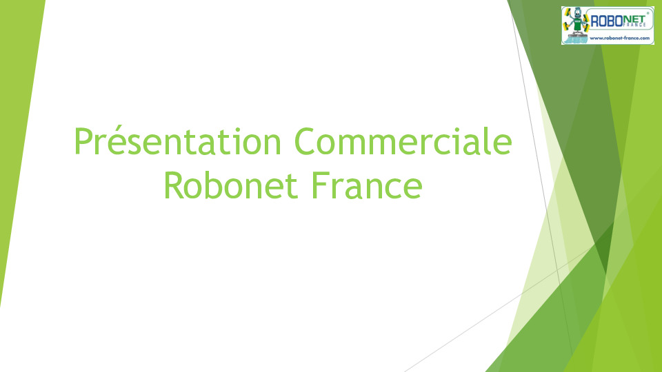 Image du document pdf : Presentation Commerciale - ROBONET FRANCE  