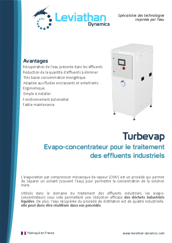 Image du document pdf : Turbevap - brochure - FR  