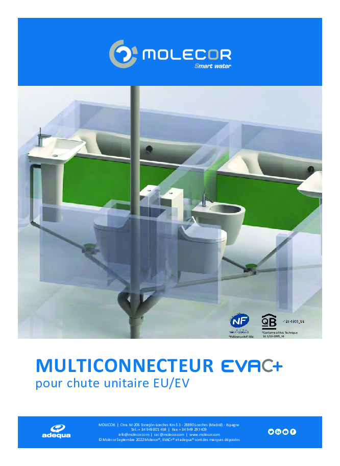 Image du document pdf : Fiche Technique Multiconnecteur EVAC+®  