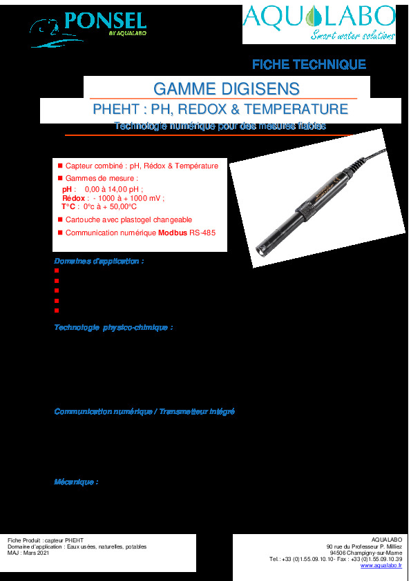 Image du document pdf : FicheProduit_Sonde PHEHT  