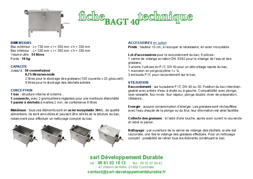 Image du document pdf : BAGT 40 fiche technique 06.2017  