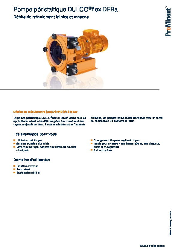 Image du document pdf : Pompe péristaltique-dulcoflex-dfba-fr  