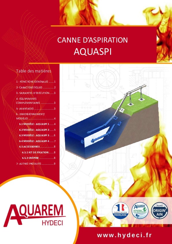 Image du document pdf : fiche produit CANNE ASPIRATION AQUASPI AQUAREM-HYDECI  