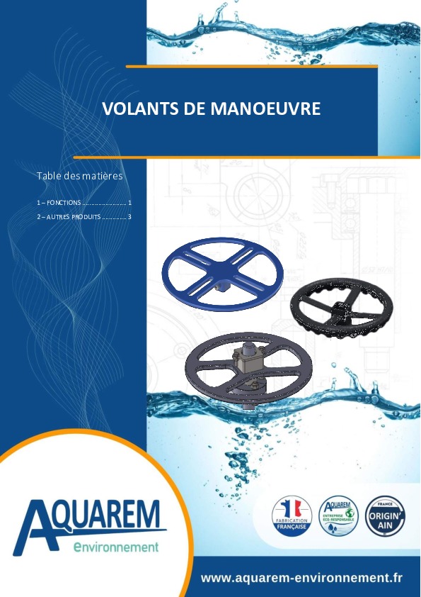 Image du document pdf : fiche produit VOLANTS AQUAREM-ENVIRONNEMENT  