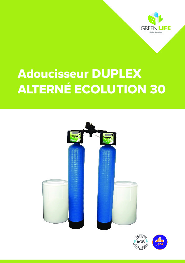 Image du document pdf : GreenLIFE_2022_Gamme Duplex ECOLUTION 30_Tarif Collecti _ Industrie  