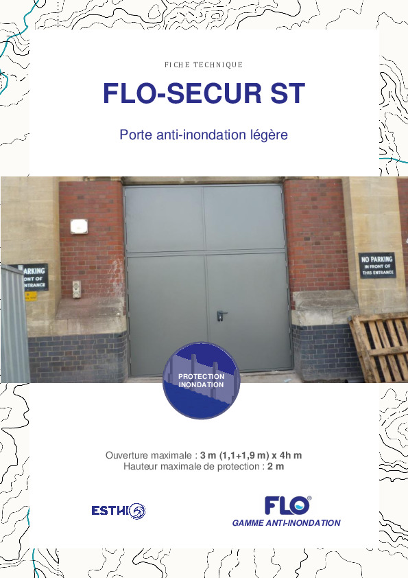 Image du document pdf : Fiche Technique FLO SECUR ST  