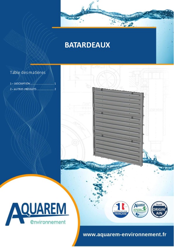 Image du document pdf : fiche produit BATARDEAUX AQUAREM-ENVIRONNEMENT  