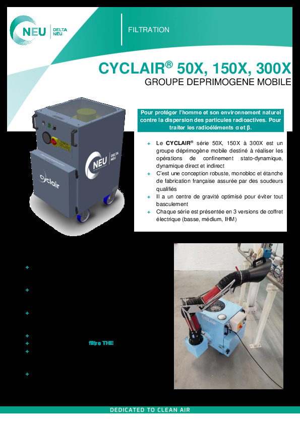 Image du document pdf : Notice CYCLAIR serie X FR  