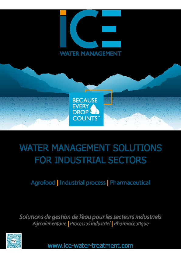 Image du document pdf : ICE WATER MANAGEMENT SOLUTIONS FOR INDUSTRIAL SECTORS - SOLUTIONS DE GESTION DE L