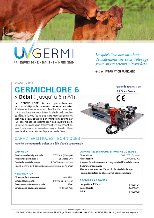 Image du document pdf : Fiche technique GERMICHLORE 6.pdf  