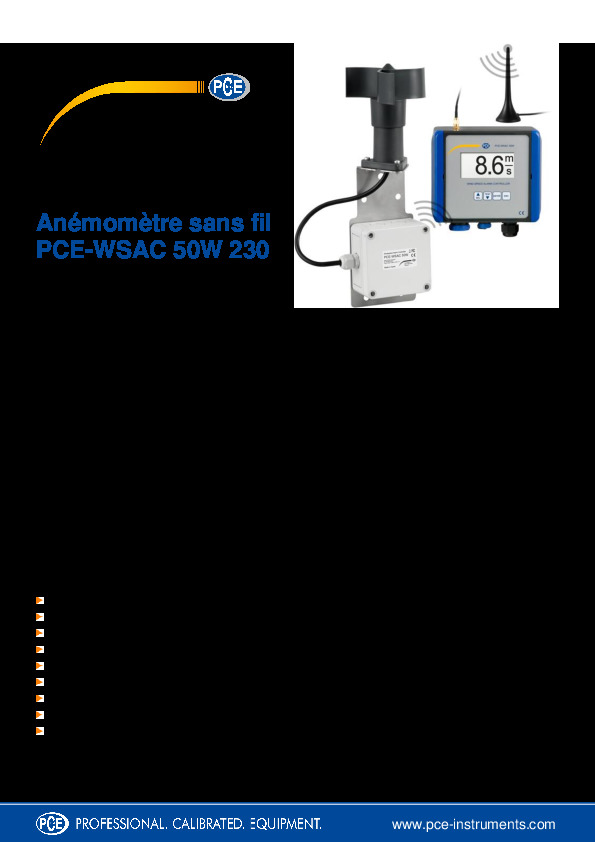 Image du document pdf : FT_PCE-WSAC 50W230  