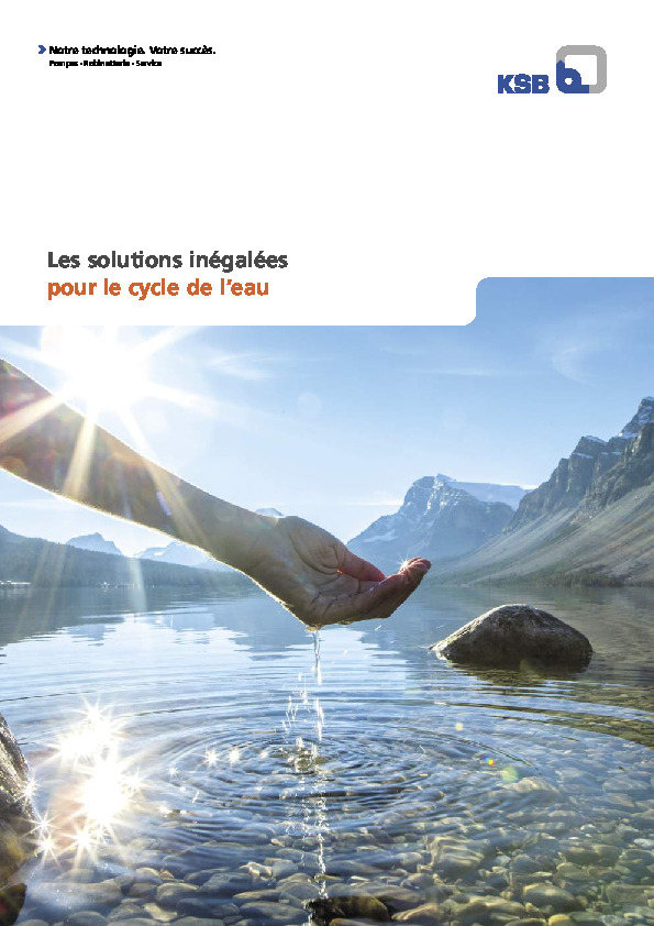 Image du document pdf : Les solutions inégalées pour le cycle de l