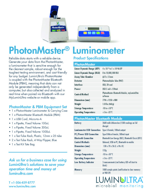 Image du document pdf : Product Sheet - PhotonMaster (4)  