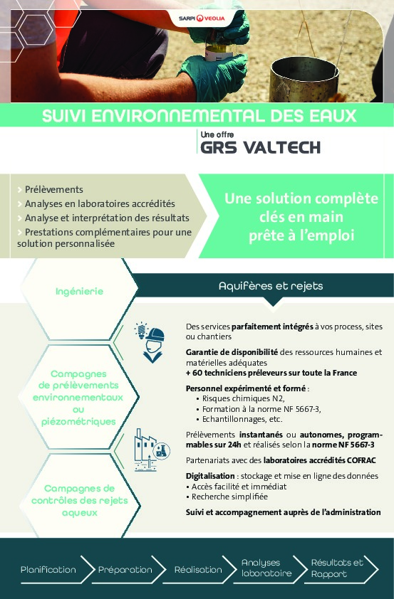 Image du document pdf : Offre Suivi env. des eaux_GRS VALTECH  