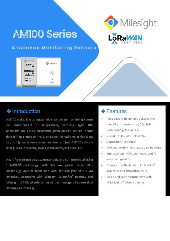 Image du document pdf : am100-series-datasheet-en  