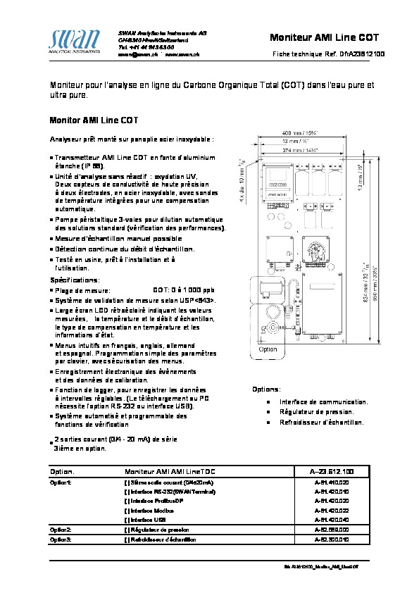 Image du document pdf : Fiche technique_Monitor_AMI_LineCOT  