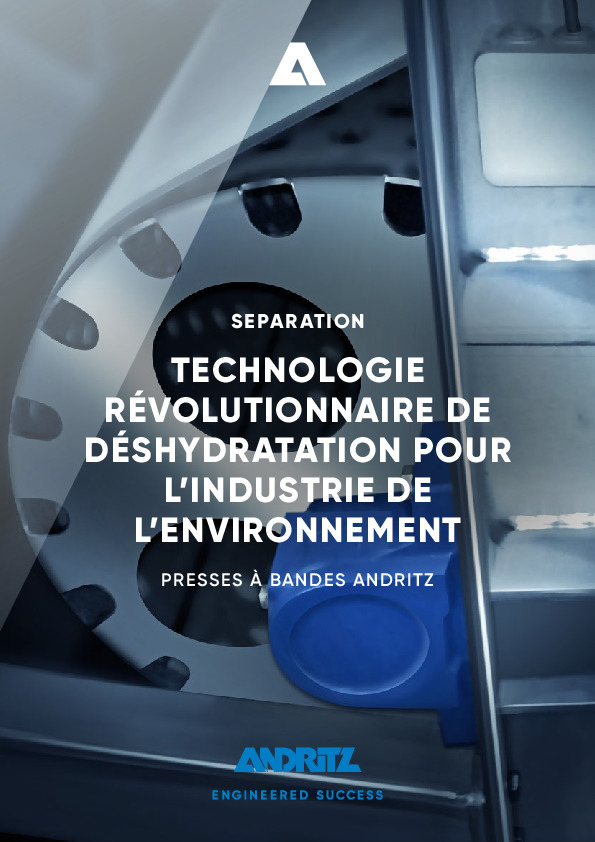 Image du document pdf : Presse à bandes ANDRITZ SME/SMX Français  