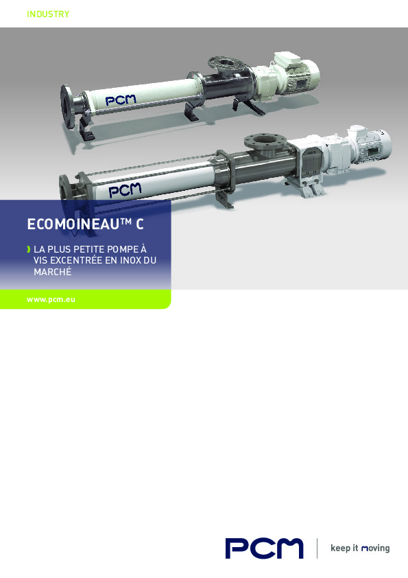 Image du document pdf : PCM - Fiche Produit INDUSTRIE - ECOMOINEAU™ C  