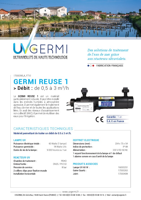 Image du document pdf : Fiche Technique GERMI REUSE 1  