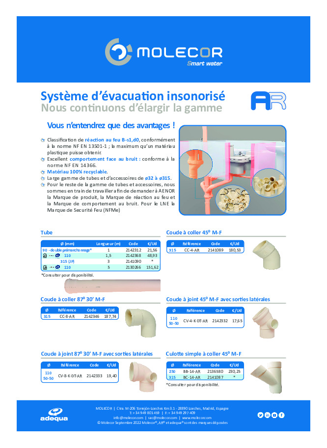 Image du document pdf : Fiche extension de la gamme AR®  