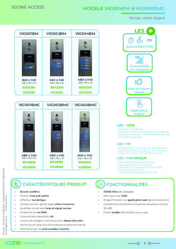 Image du document pdf : Fiche produit VIGBM et VIGBMC 2022  