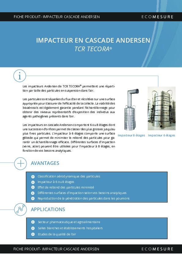 Image du document pdf : Impacteur 6-8 etages-TCR-TECORA  